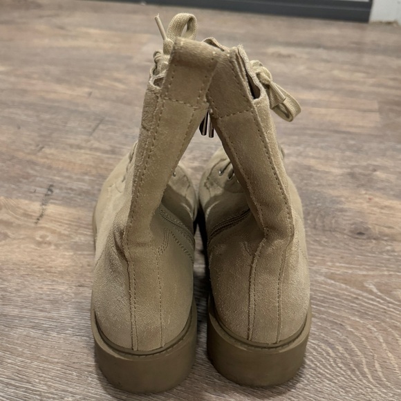 Steve Madden Suede Combat Boot - Picture 3 of 5